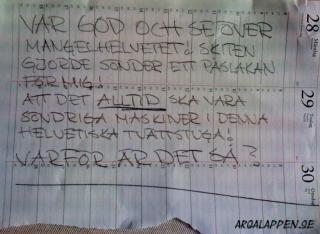 Tvättäkta förtvivlan