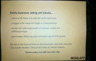 Man ska aldrig säga aldrig