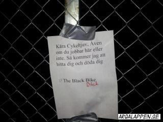 The Black Bike sätter skräck bland cykeltjuvarna i Umeå